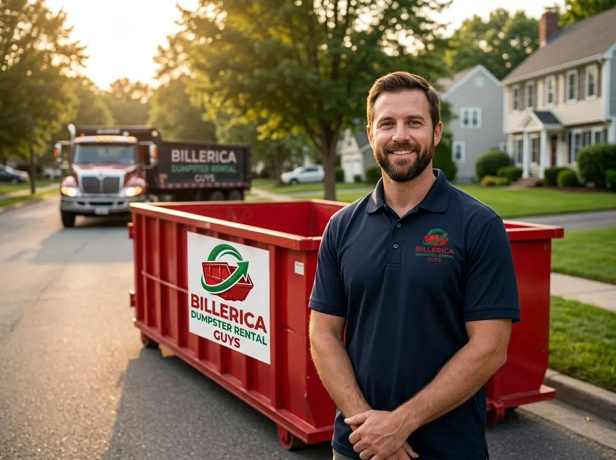 15 yard dumpster used for a renovation in Billerica, MA